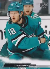 2022/23 Upper Deck Hockey #613 Steven Lorentz (San Jose Sharks)