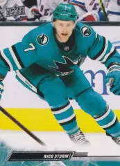 2022/23 Upper Deck Hockey #615 Nico Sturm (San Jose Sharks)