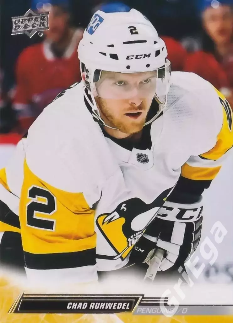 2022/23 Upper Deck Hockey #609 Chad Ruhwedel (Pittsburgh Penguins)