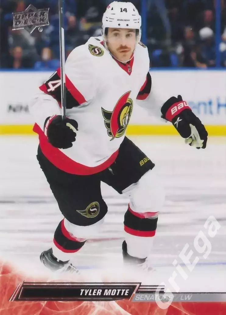 2022/23 Upper Deck Hockey #600 Tyler Motte (Ottawa Senators)