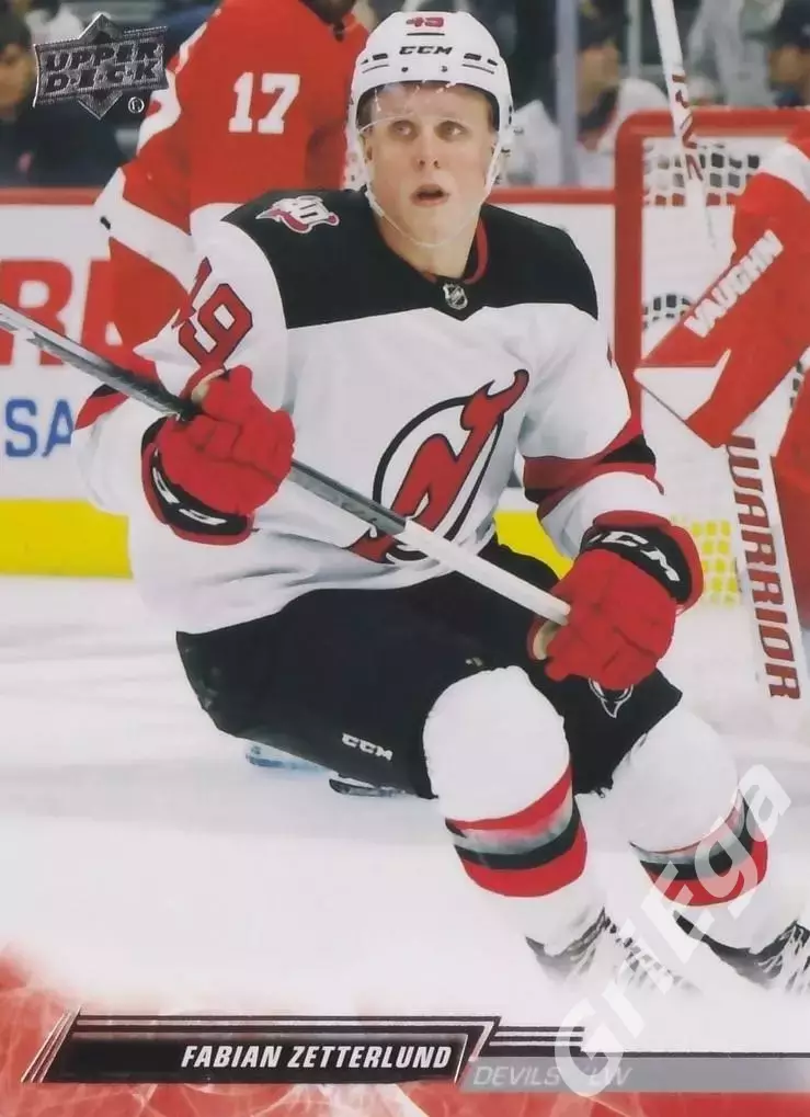 2022/23 Upper Deck Hockey #586 Fabian Zetterlund (New Jersey Devils)