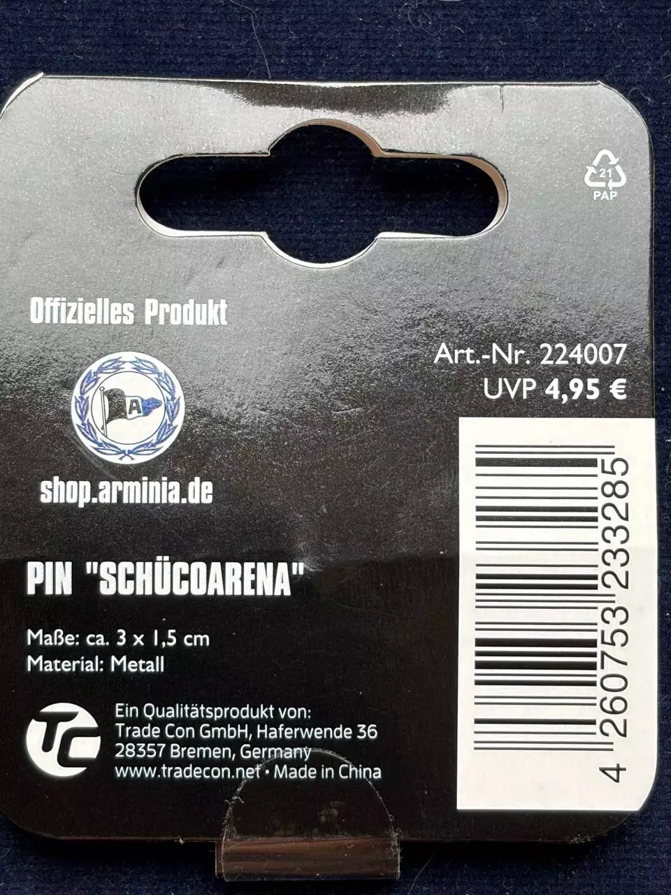 ФК Арминия. Официальный знак. 1