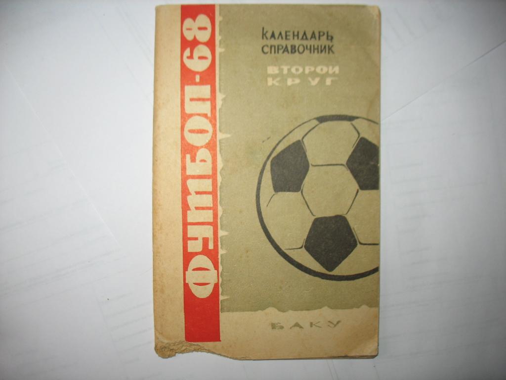 Футбол. Баку 1968 2 круг.