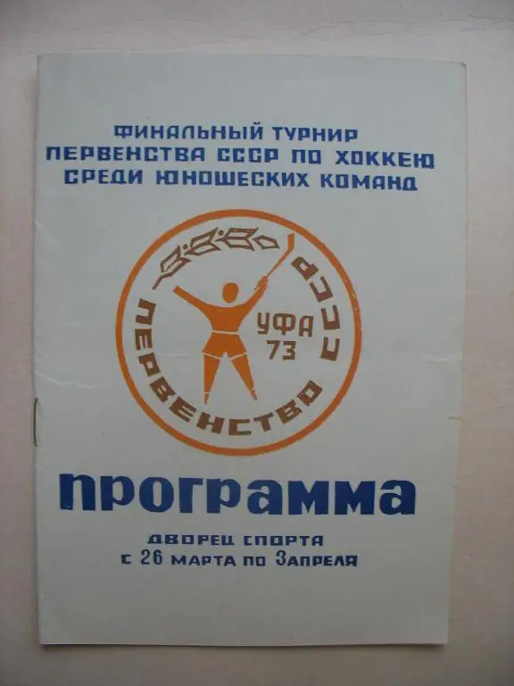 Уфа 1973. Хоккей. Турнир. ЦСКА Москва, Спартак Москва. СКА Ленинград и др.