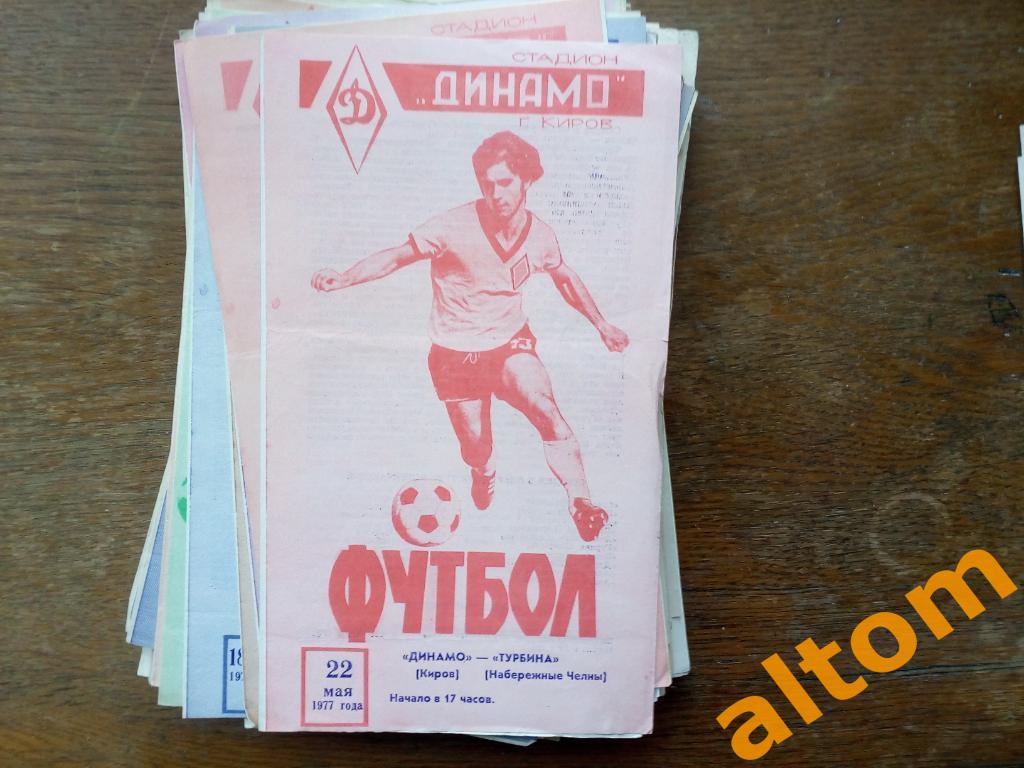 Динамо Киров Турбина Набережные Челны 1977