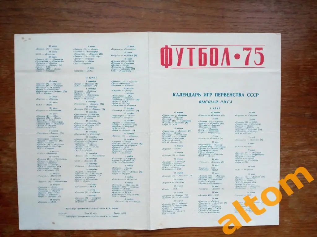 1975 Лужники Москва