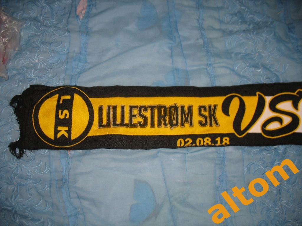 ФК Лиллестрем Швеция Ласк Австрия 2018 еврокубок официальный матчевый шарф