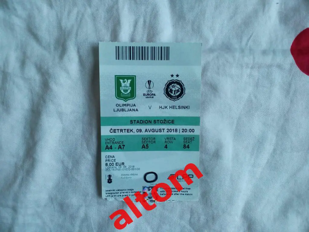 Олимпия Любляна Словения ХИК Финляндия 2018