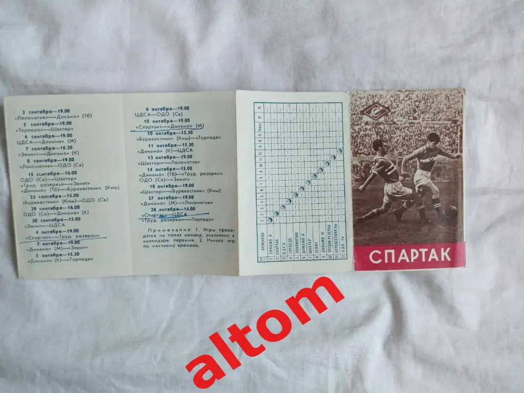Спартак Москва 1956