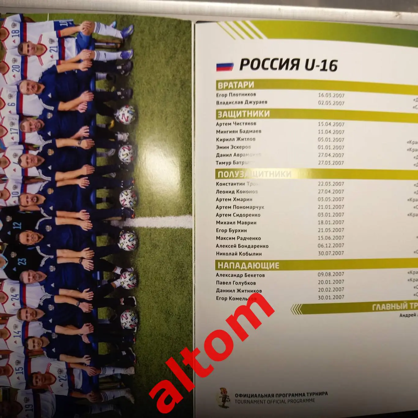 Беларусь, Россия, Казахстан, Узбекистан. Минск 2023 Кубок развития юноши 2