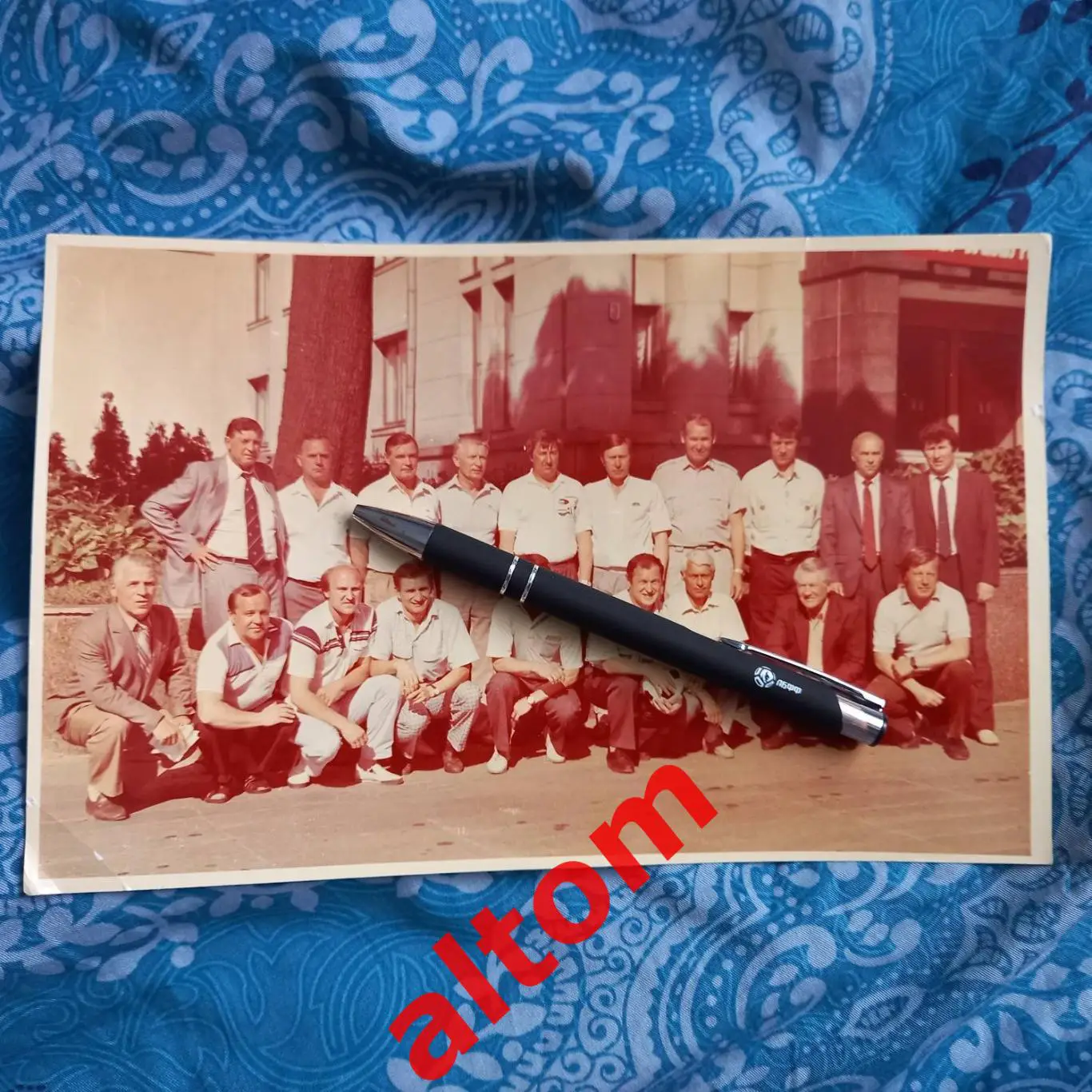 Динамо Минск ветераны конец 80-х. Оригинальное цветное фото. Беларусь