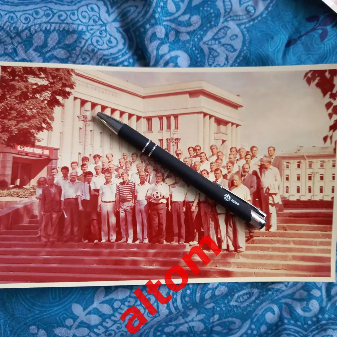 Динамо Минск ветераны конец 1988 год. Оригинальное цветное фото. Беларусь