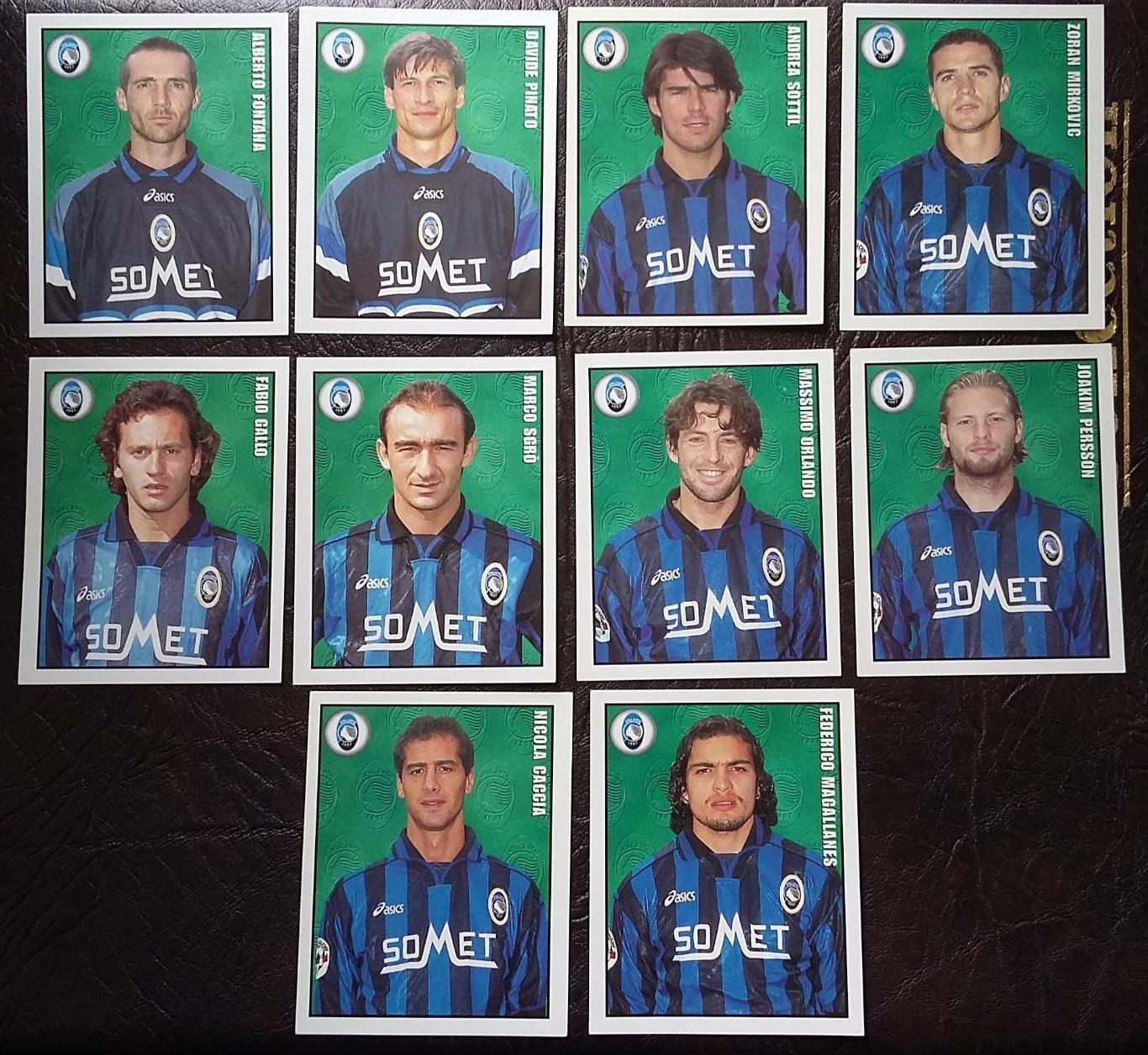 MERLIN Итальянский Футбол 1997-1998. Atalanta. На выбор.
