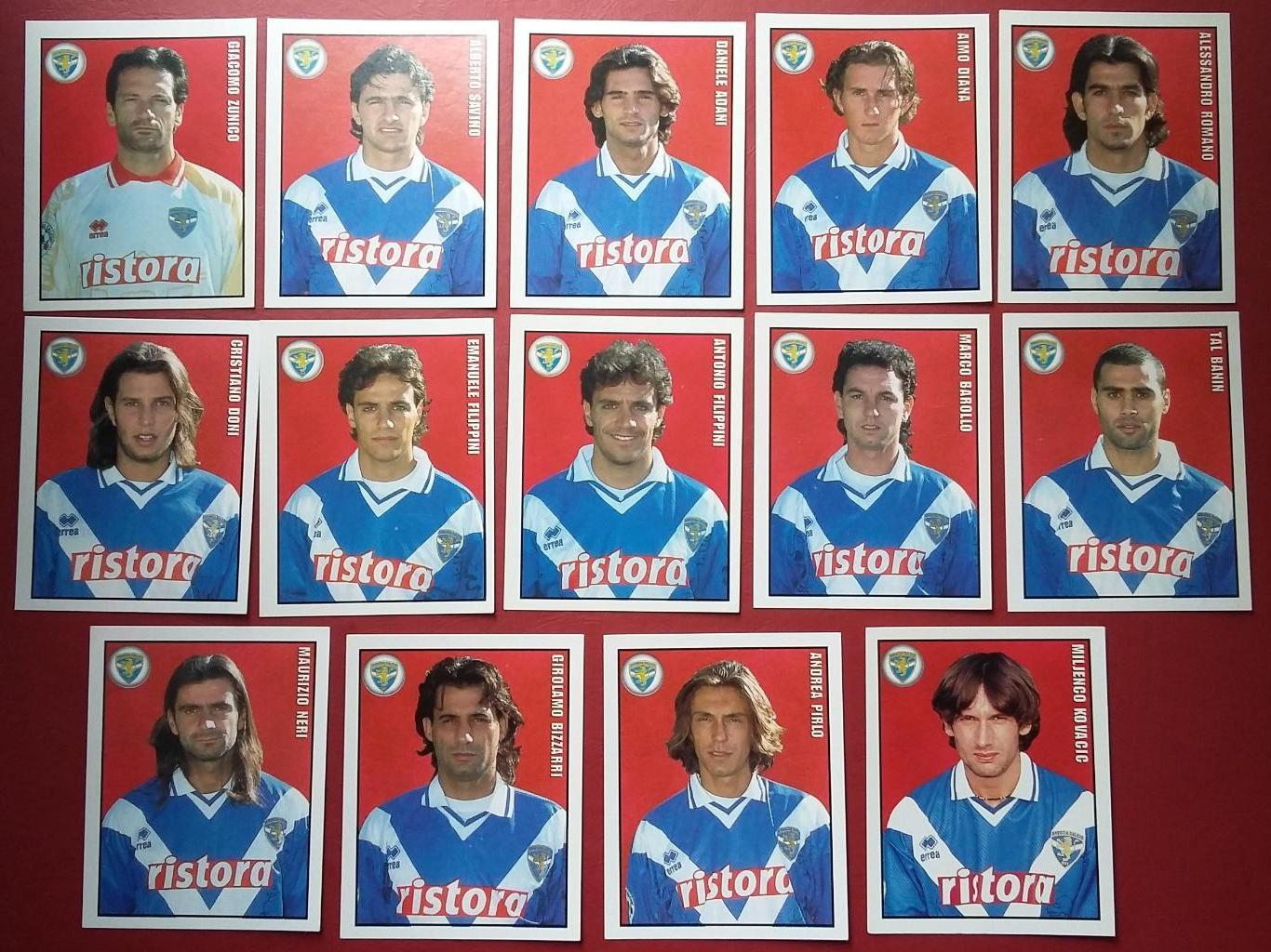 MERLIN Итальянский Футбол 1997-1998. Brescia. На выбор.