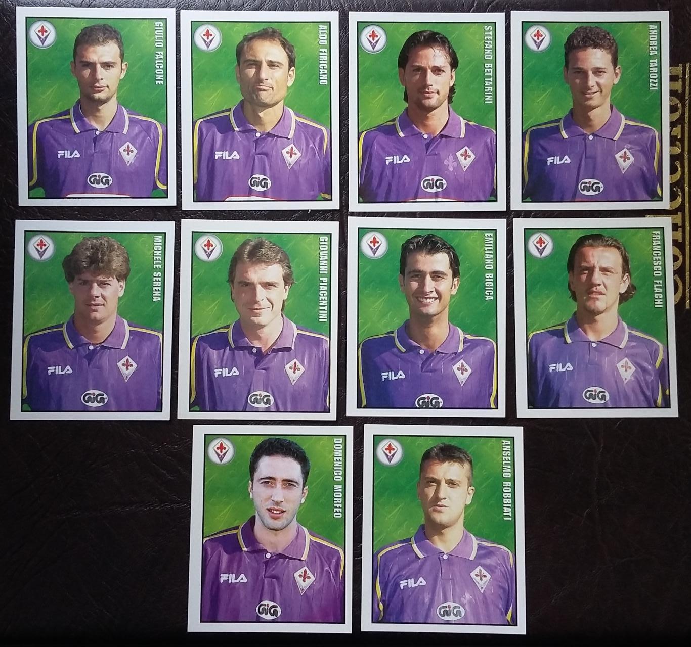 MERLIN Итальянский Футбол 1997-1998. Fiorentina. На выбор.