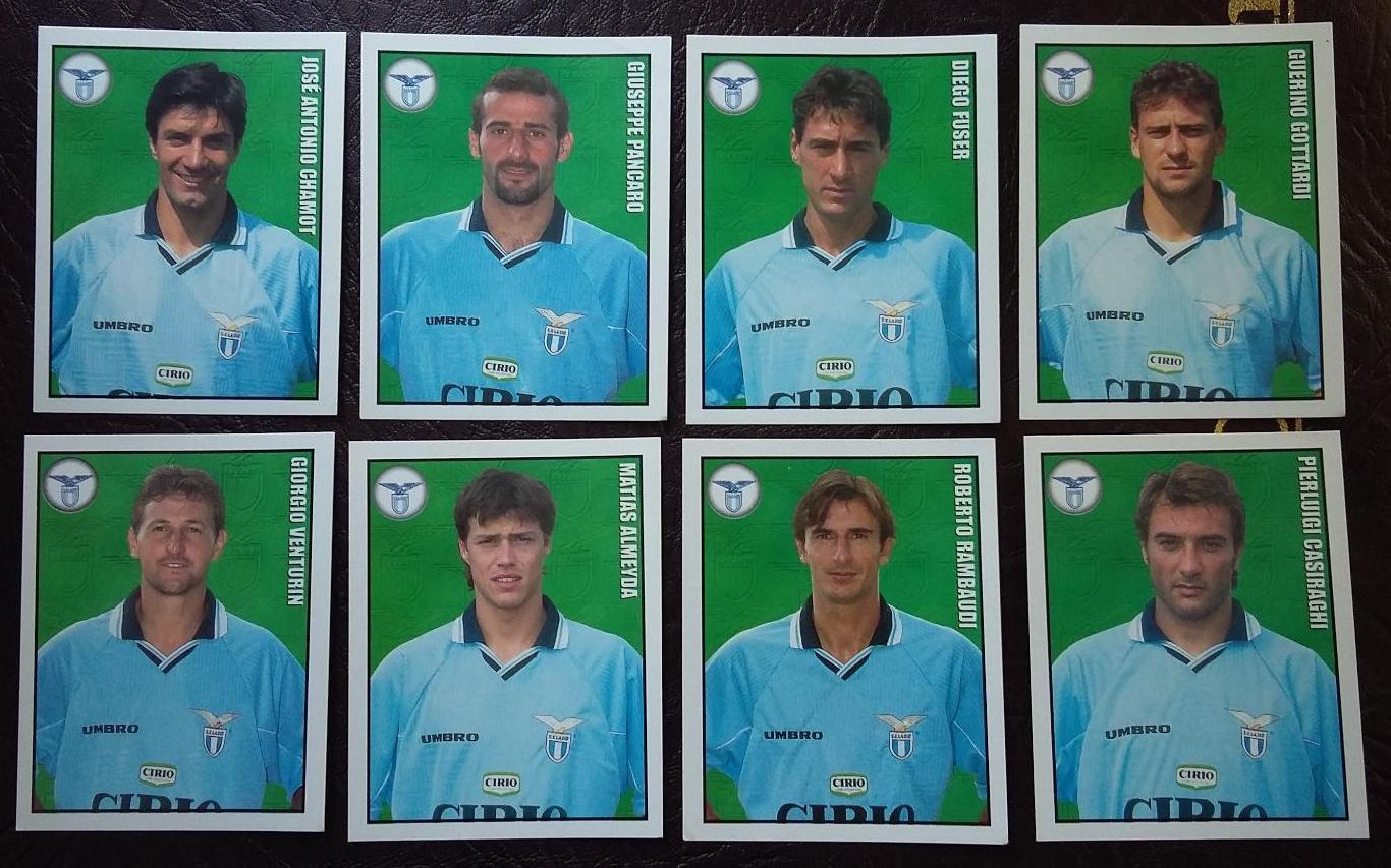 MERLIN Итальянский Футбол 1997-1998. Lazio. На выбор.