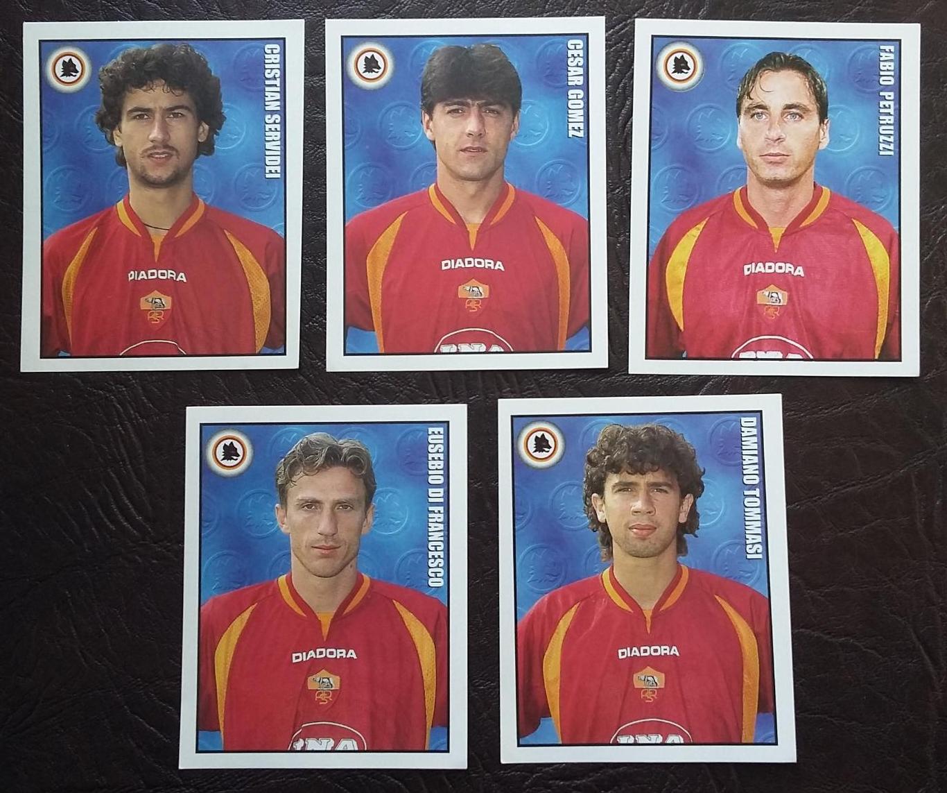 MERLIN Итальянский Футбол 1997-1998. Roma. На выбор.