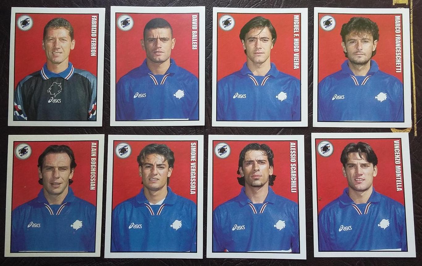 MERLIN Итальянский Футбол 1997-1998. Sampdoria. На выбор.