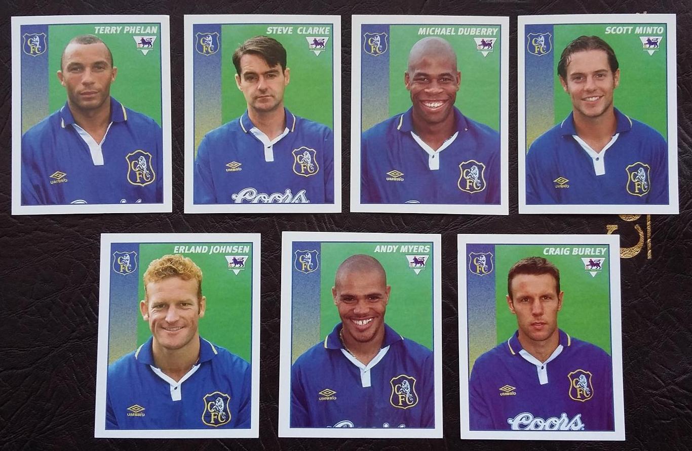 MERLIN Английская Премьер-Лига 1996-1997. Chelsea. На выбор.