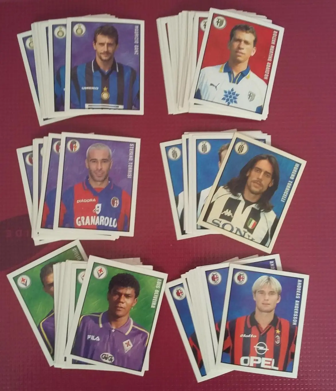 MERLIN Итальянский Футбол 1997-1998. На выбор.