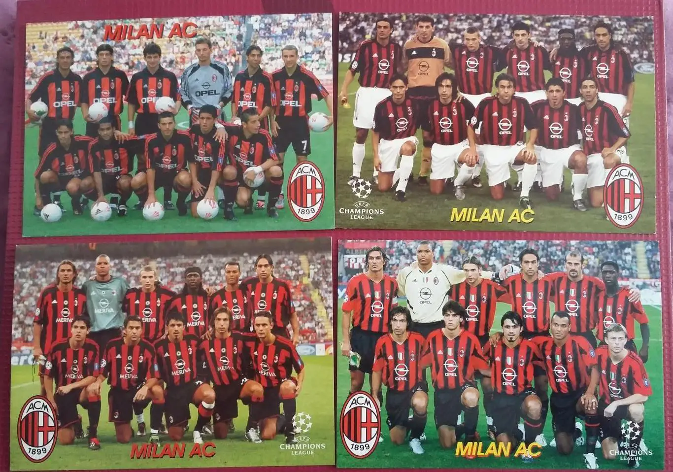 Карточки Милан. В мире футбола. На выбор.