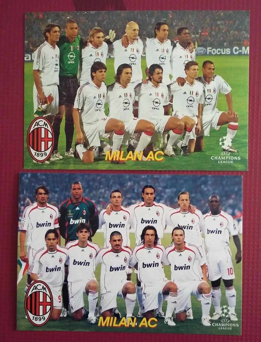 Карточки Милан. В мире футбола. На выбор. 2