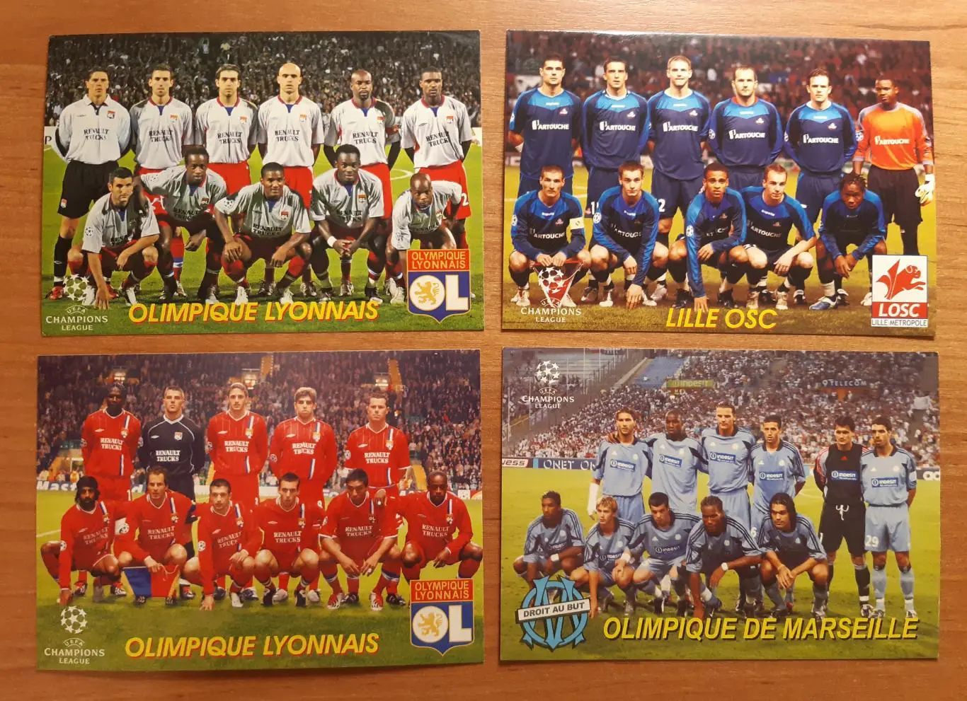 Карточки клубы Франции. В мире футбола. На выбор.