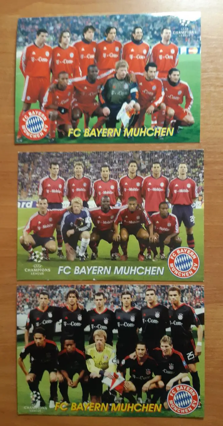 Карточки Бавария. В мире футбола. На выбор.