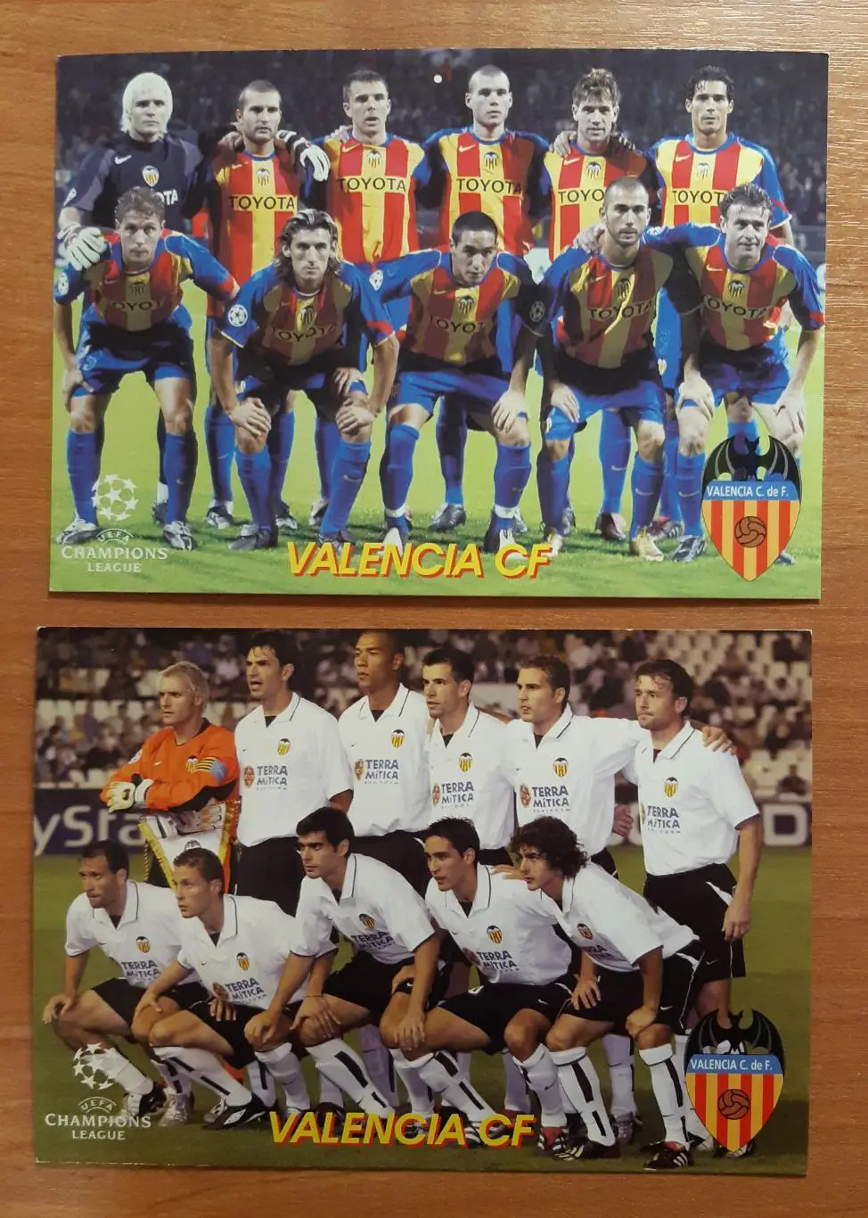 Карточки Валенсия. В мире футбола. На выбор.