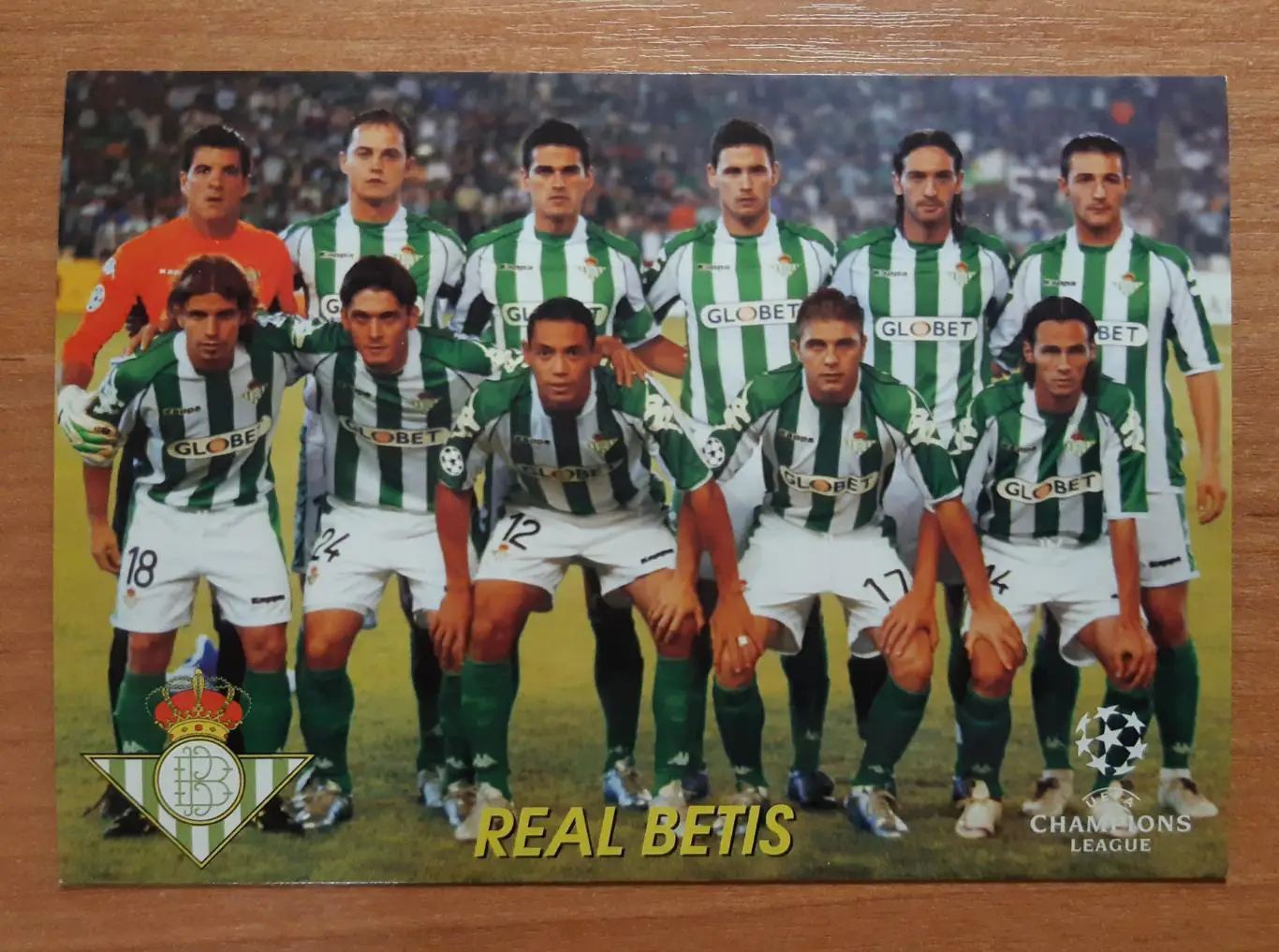 Карточка Реал Бетис. В мире футбола.