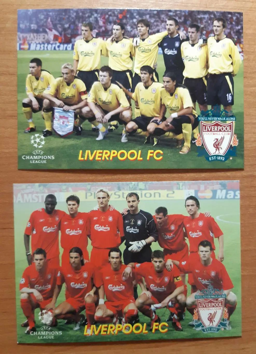 Карточки Ливерпуль. В мире футбола. На выбор.