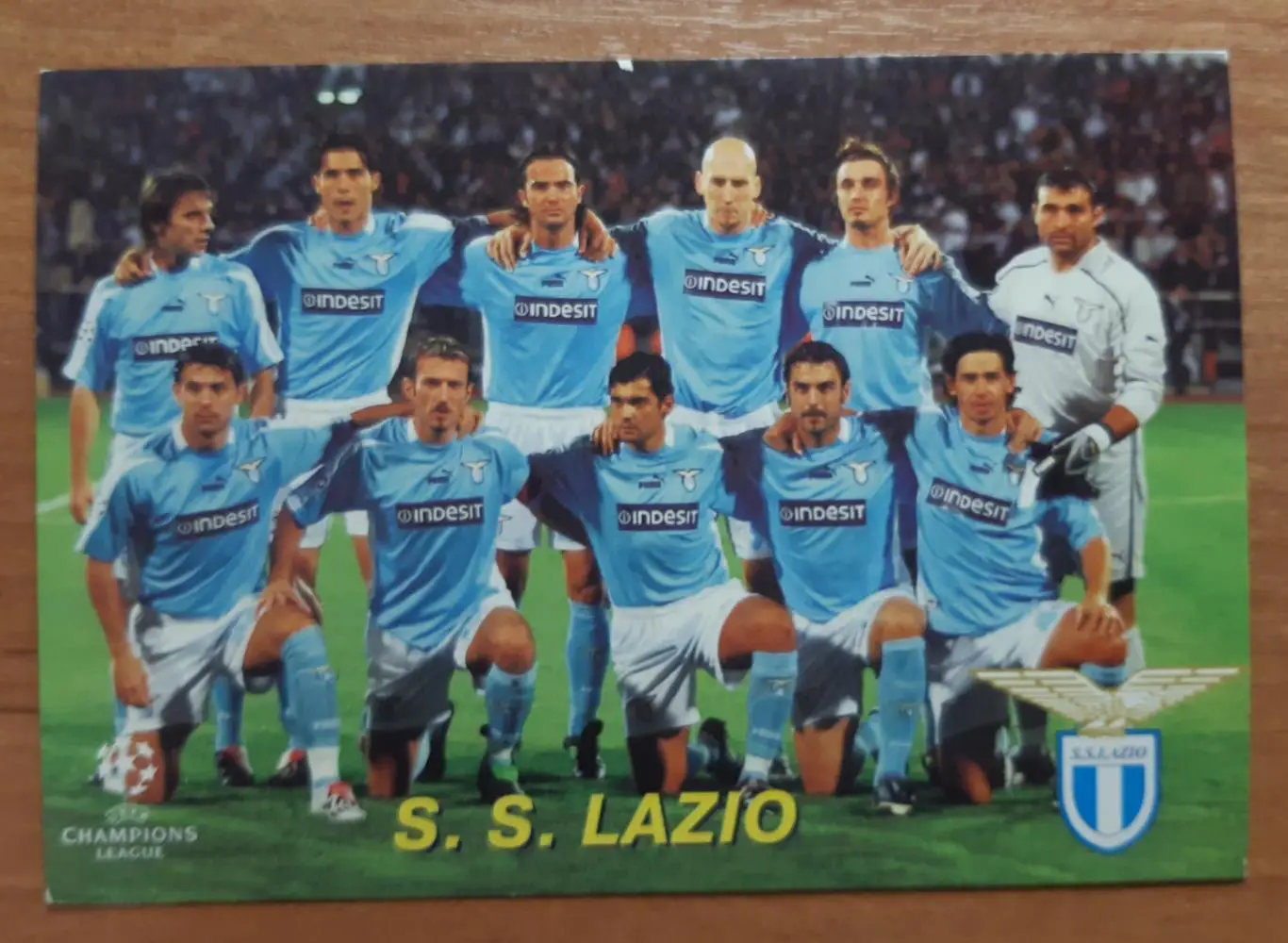 Карточка Лацио. В мире футбола.