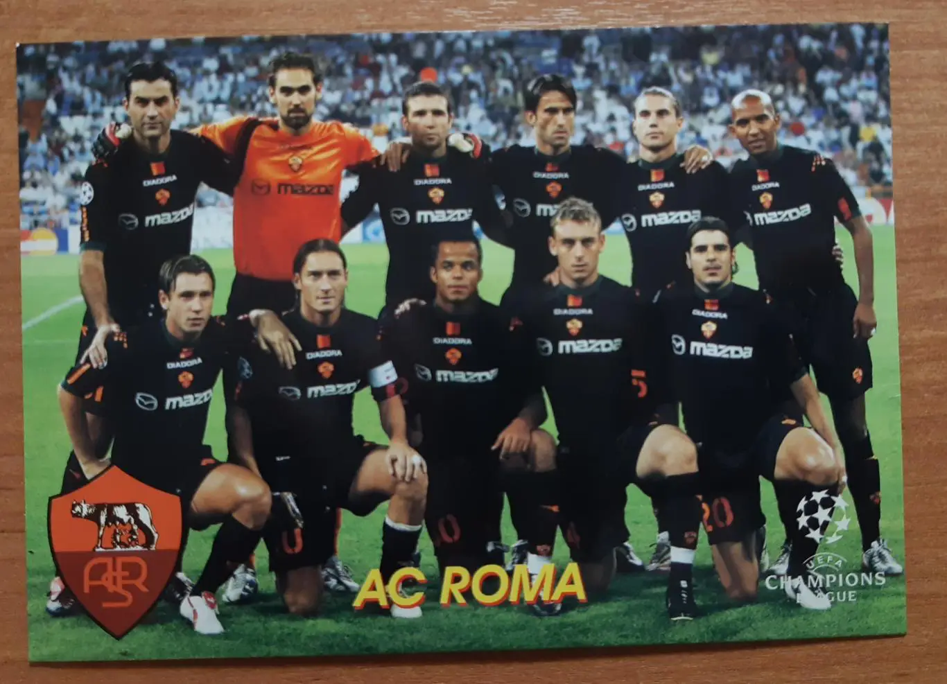 Карточка Рома. В мире футбола.