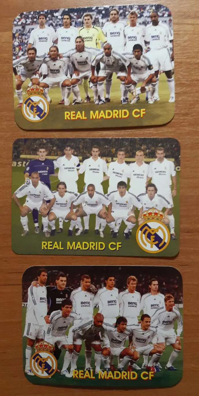 Календарики Реал Мадрид. На выбор.