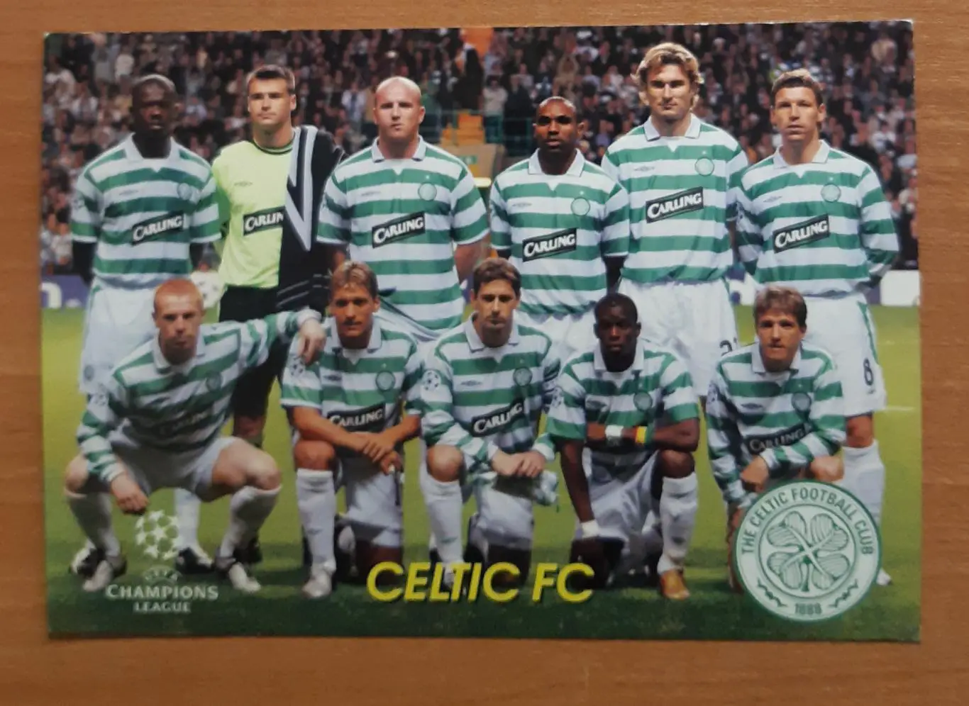Карточка Селтик. В мире футбола.