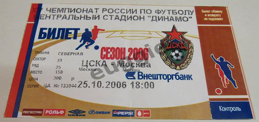 ЦСКА - Москва 2006