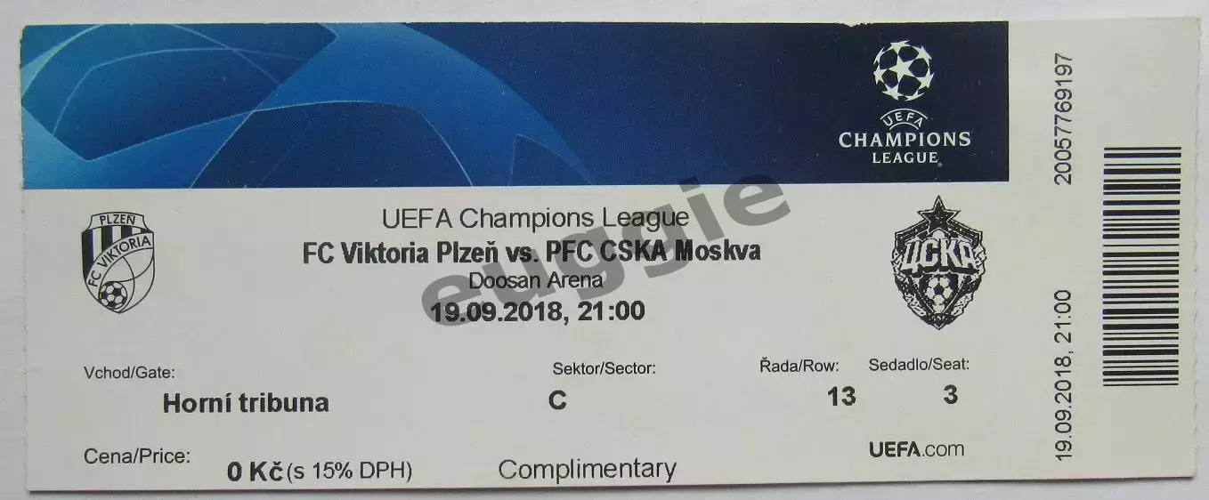 Виктория Пльзень - ЦСКА 2018/19 Лига Чемпионов