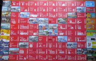 памятные билеты Московского метрополитена. 250 штук