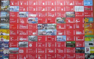 памятные билеты Московского метрополитена. 250 штук