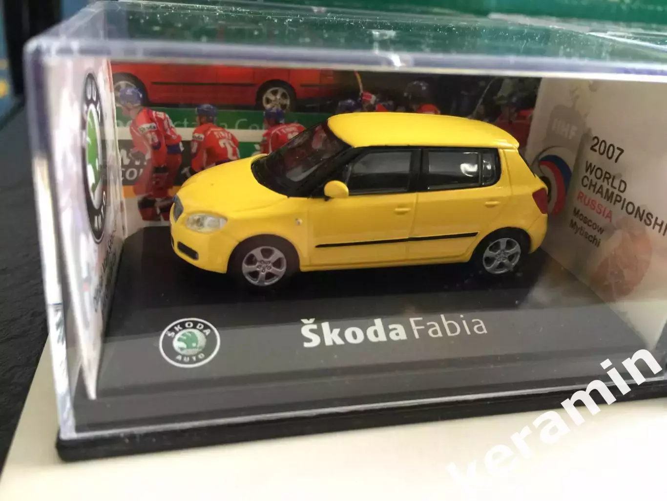 Модели автомобилей Abrex Skoda Fabia спонсор чемпионата мира по хоккею 2007. 3