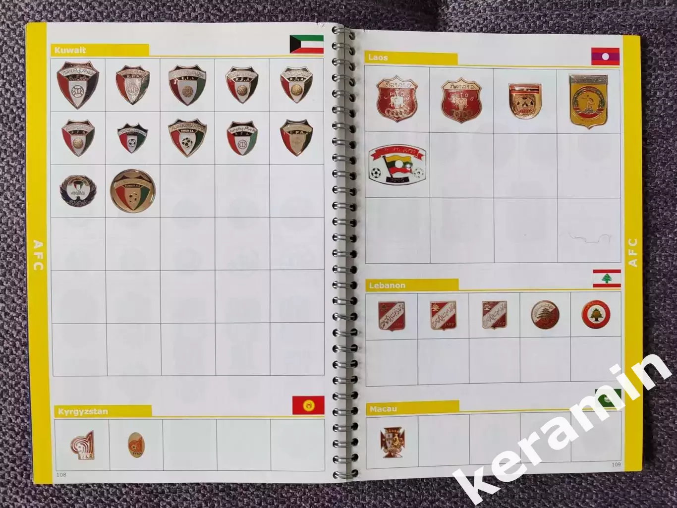 Каталог футбольных значков федераций футбола всего мира. 3