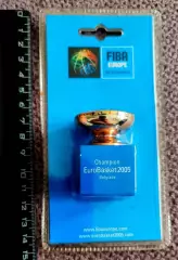 Мини-реплика кубка чемпионата Европы по баскетболу FIBA EuroBasket 2005