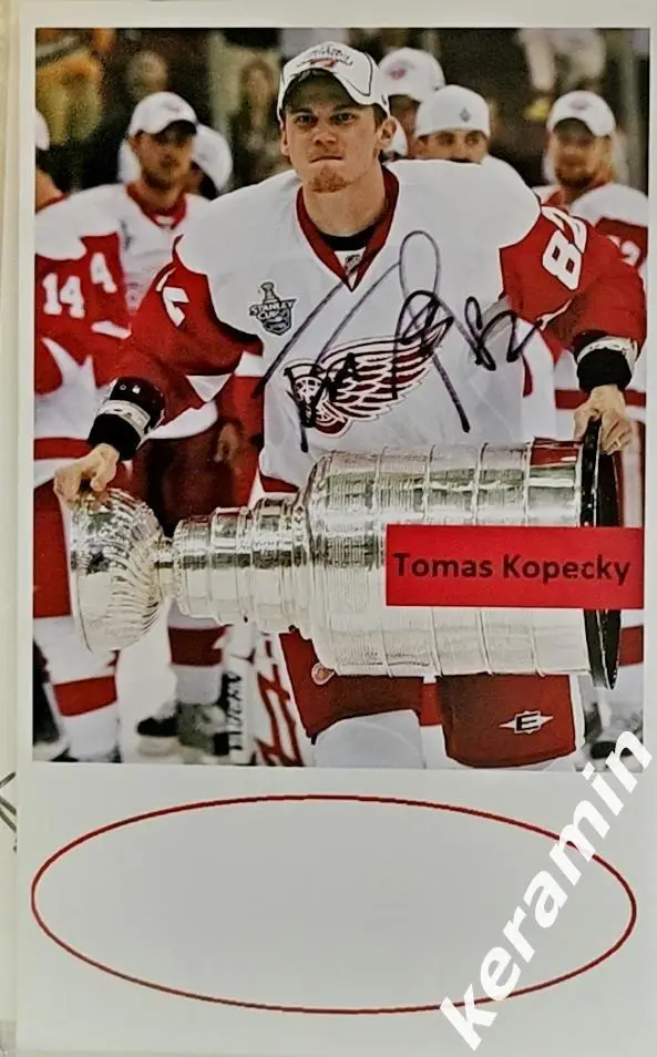 Копецки Томаш ХОККЕЙ Детройт Ред Уингз кубок Стэнли 1