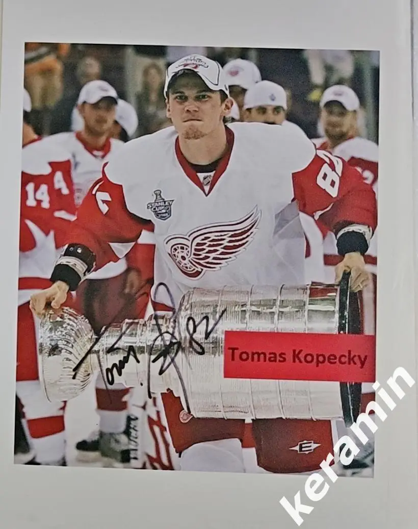 Копецки Томаш ХОККЕЙ Детройт Ред Уингз кубок Стэнли 1
