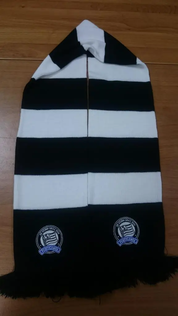 Официальные шарфы ФК Штурм, ФК Цревна Звезда,ФК Хапоэль