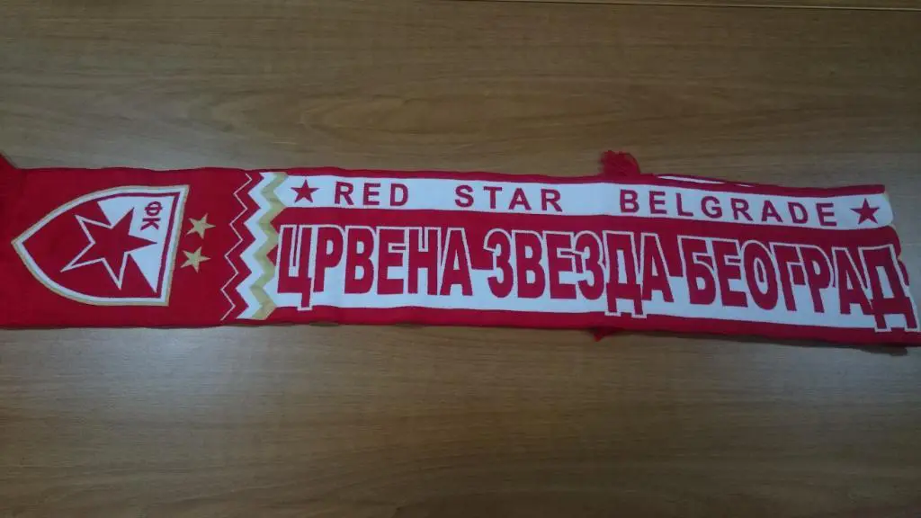 Официальные шарфы ФК Штурм, ФК Цревна Звезда,ФК Хапоэль 2
