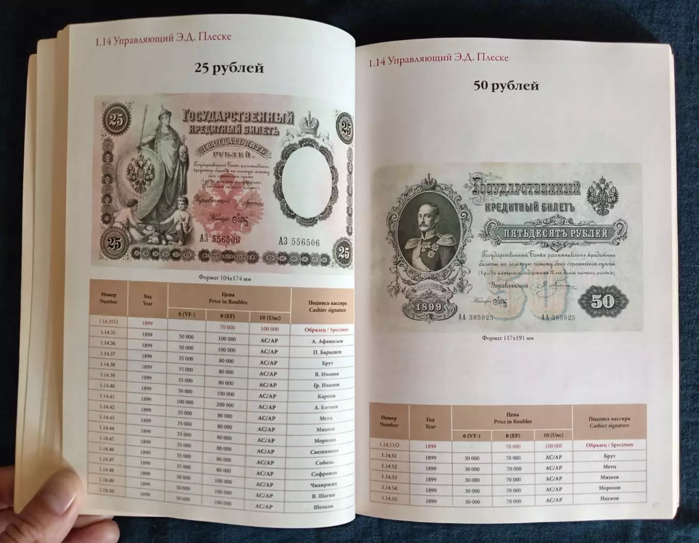 Книга, каталог. Бумажные деньги России 1769-2010 г. Горянов, Мурадян 6