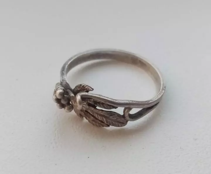 Серебряное кольцо. Конец 19 начало 20 веков. Клеймо АН 3