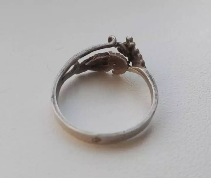 Серебряное кольцо. Конец 19 начало 20 веков. Клеймо АН 2