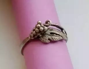 Серебряное кольцо. Конец 19 начало 20 веков. Клеймо АН